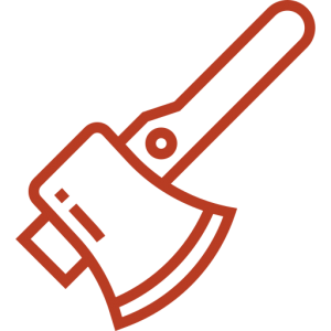 clipart for an axe used for tree removal